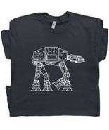 At-At T Shirt Vintage Star Wars Shirts Cool Retro Movie Shirts Men Women... - $27.34 CAD