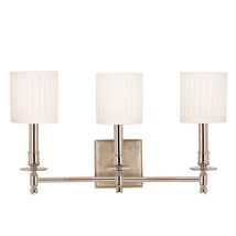 Hudson Valley Palmer 3 Light Wall Sconce, Polished Nickel - £417.14 GBP