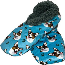 Welsh Corgi Dog Slippers Comfies Womens Super Soft Lined Animal Print Bo... - $18.80