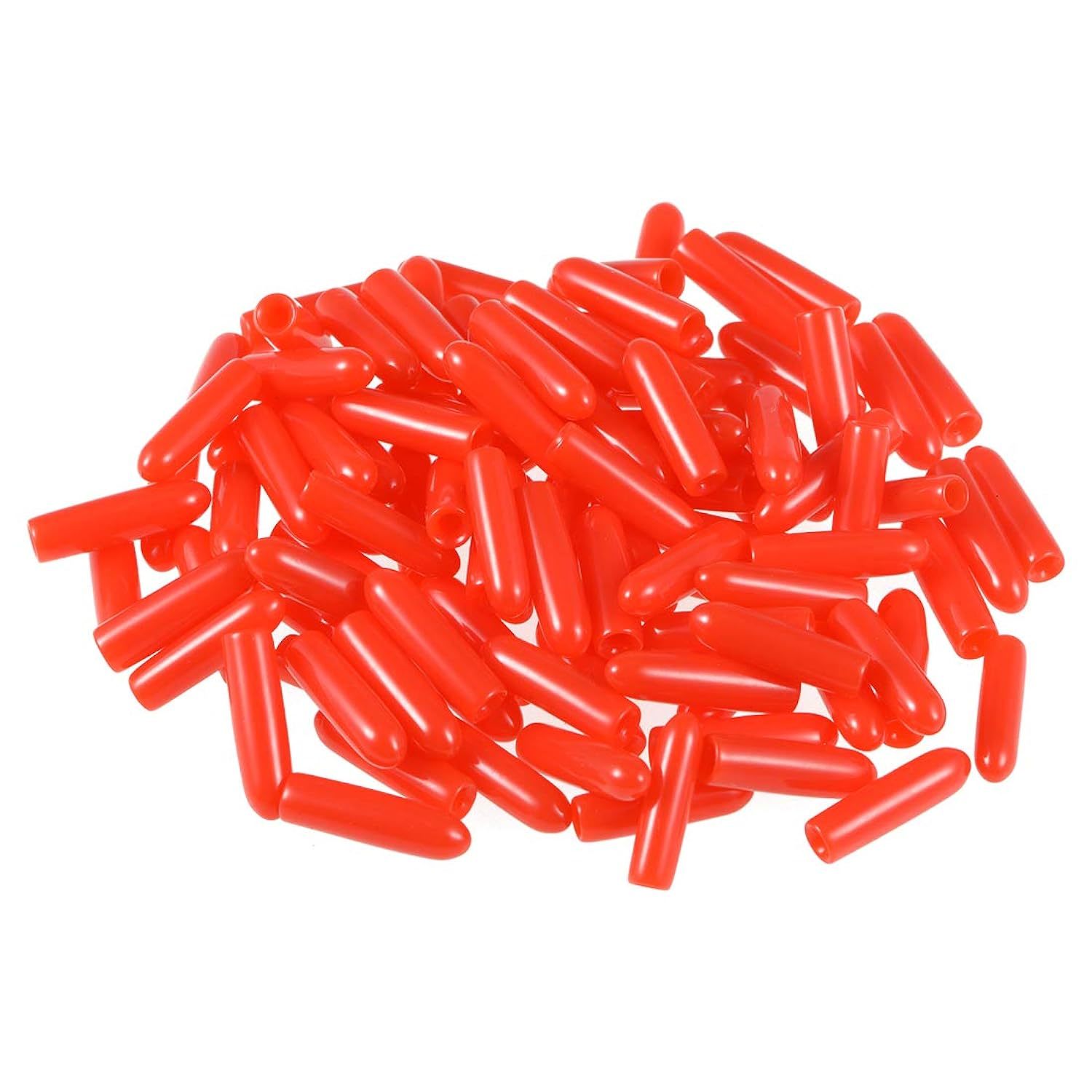 Primary image for uxcell 100pcs Rubber End Caps 2mm ID Vinyl Round Tube Bolt Cap Cover Thread Prot