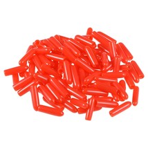 uxcell 100pcs Rubber End Caps 2mm ID Vinyl Round Tube Bolt Cap Cover Thr... - £9.58 GBP