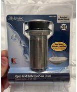 New! Stylewise by Keeney Open Grid Bathroom Sink Drain 203 Kit K820-74BN - $214.28 MXN