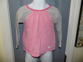 7 For All Mankind Striped Long Sleeve Shirt Size 24 Months Girl's EUC - $18.00
