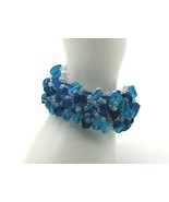 Handmade Blue Bead Bracelet - $19.79