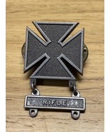 Vintage Vietnam War Era Army Rifle Markmanship Badge Pin Military KG JD - £17.03 GBP