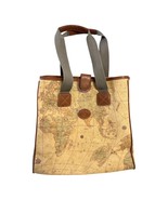 Vintage World Map Adjustable Tote Bag – The Columbus Collection by SAGA 1992