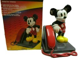 Vintage 1990&#39;s MICKEY MOUSE Corded Land Line Touch Tone Telephone AT &amp; T... - £161.35 GBP
