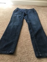 Christopher Banks Women&#39;s Blue Jeans Zip &amp; Button Pockets Size 4 - $34.75