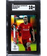 2019 Topps Chrome Sadio Mane* - UCL Sapphire Edition Refractor Card #90 ... - £78.31 GBP