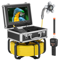 Sewer Camera 98 ft/30 m Self-Leveling Drain Duct Camera with 512Hz Locator - $907.82