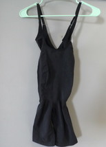 Nueskin Women&#39;s Solid Pattern Bodysuit 10661 Black Medium - £9.86 GBP