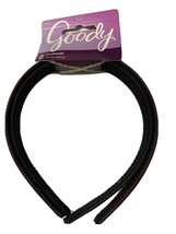 Goody Classics 2PCS Satin Headbands Black &amp; Brown - £8.78 GBP
