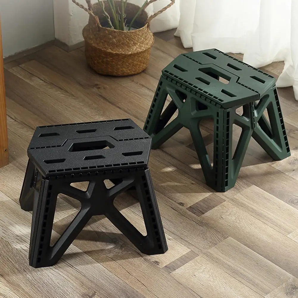 1 Pc Folding Step Stool Strong Load-bearing Heavy-Duty Chair Travel Use Compact - £20.34 GBP