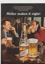 Miller Light Beer Advertising Metal  Sign 8x12in Vintage Mancave Man Cav... - $34.72 CAD