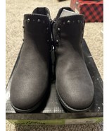 Sam Edelman Girls Size 3 Pewter Gray Studded Kendall Chelsea Booted Size... - $623.92 MXN