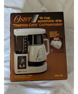 1985 Oster Thermo-cafe Drip Coffeemaker 10 Cup Clock Timer 666-46 Box NEW - $3,747.65 MXN