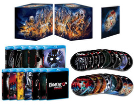 Scream Factory Friday The 13th Blu-ray Deluxe Collection w/ Litho &amp; Poster - £395.46 GBP