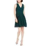 MSRP $148 Vince Camuto Lace A-Line Dress Green Size 14 - $58.48 CAD
