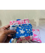 Small Zipper Pouch, Cotton Quilted Purse, Cosmetic Bag, Floral Handmade ... - €11,58 EUR