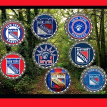 New York Rangers refrigerator man cave magnets  8 cool collectibles scra... - $11.87