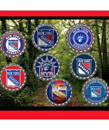 New York Rangers refrigerator man cave magnets  8 cool collectibles scra... - $11.87
