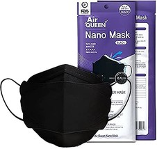 Black Air QUEEN Nanofiber Filter Face Mask 10 PCS - Made in Korea - £10.11 GBP