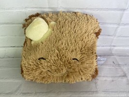 Squishable Comfort Food Smiling Toast Bread With Butter Stuffed Plush Toy Pillow - £16.51 GBP