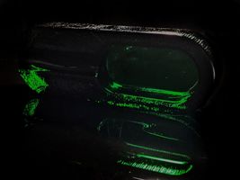 Dark Green Glass Cigar Ashtray image 3