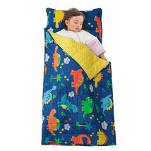 Toddler Nap Mat, Children'S Sleeping Bag With Removable Pillow, Weighted Blanket - £59.14 GBP