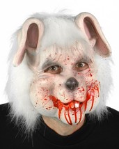 Bloody Bunny Rabbit Mask Animal Evil Rabid Scary Halloween Costume Party... - £54.34 GBP