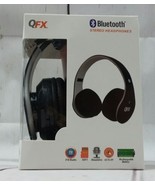 QFX Bluetooth  Stereo Headphones-BLACK NEW! Model: H-251BT-RED Adjustable - £18.79 GBP