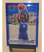 2020-21 Optic Tyrese Maxey Rookie Card blue velocity 171 nba Philadelphi... - £23.47 GBP