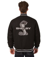 Authentic Shelby Cobra  Black  wool Jacket JH Design  Embroidered Patches - £141.58 GBP