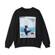 Sony Retro Ad Casual Audio Long Sleeve Sweatshirt Graphic Print Crewneck... - $29.22+