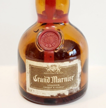 1990 Grand Marnier Cognac Empty Glass Mini Bottle 1/10 Pint Vintage - £15.46 GBP