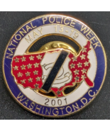 Washington DC National Police Week 2001 Law Enforcement Enamel Lapel Hat... - $14.84