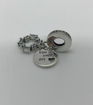 Authentic Pandora Ice Carving, Clear CZ Dangle Charm Bead 797553CZ - $39.59