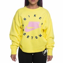 NIKE FRENCH TERRY CREW WOMEN&#39;S SWEATSHIRT ASSORTED SIZES NWT AR3052 731 - $39.99
