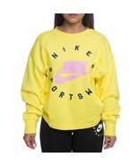NIKE FRENCH TERRY CREW WOMEN&#39;S SWEATSHIRT ASSORTED SIZES NWT AR3052 731 - $54.84 CAD