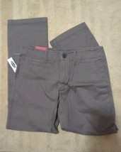 OLD NAVY PANTS WOMANS &quot;BROKEN IN STRAIGHT&quot; GRAY 29 X 30 NWT STRAIGHT LEG  - £14.55 GBP