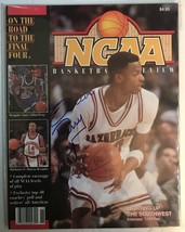 Elliot Perry Signed Autographed 1990 NCAA Basketball Tournament Program - £15.72 GBP