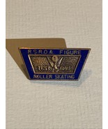 Rsroa Figure Roller Skating Test Award Vintage Pin - £7.82 GBP