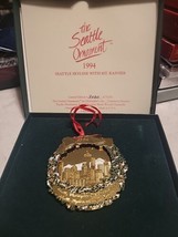 1994 The Seattle Ornament Skyline With Mt Rainier SIGNED - £17.23 GBP