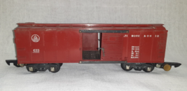 Vintage American Flyer No. 633 B &amp; O Box Car - Unpainted Red with Link C... - $25.00