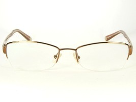 New Liz Claiborne L365 0P40 Brown Eyeglasses Glasses Metal Frame 54-18-135mm - £61.07 GBP