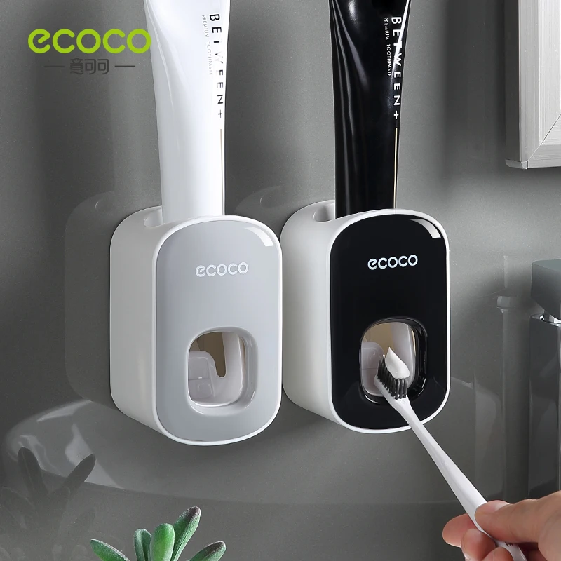 House Home ECOCO Automatic TootAaste Dispenser Wall Mount Bathroom Bathroom Acce - £19.98 GBP