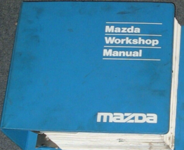 1992 Mazda MX3 MX-3 Service Shop Repair Workshop Manual OEM WORN INCOMPLETE - $40.04