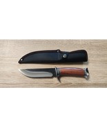 Hunting knife with a wooden handle - $50.00
