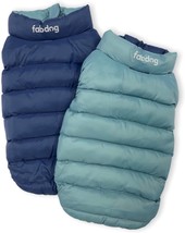 Dog Puffer Coat - Reversible Pack N Go Dog Coats For All Breeds - Comfy &amp; Colorf - £45.32 GBP