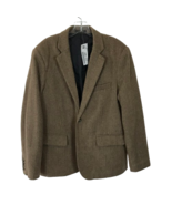 Mens Size 42 REGULAR 42R LL Bean Wool Blend Insulated Herringbone Blazer... - £50.09 GBP